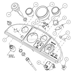 Page G Diagram and Parts List for MK-6026KBG  MK Diamond Concrete Saw